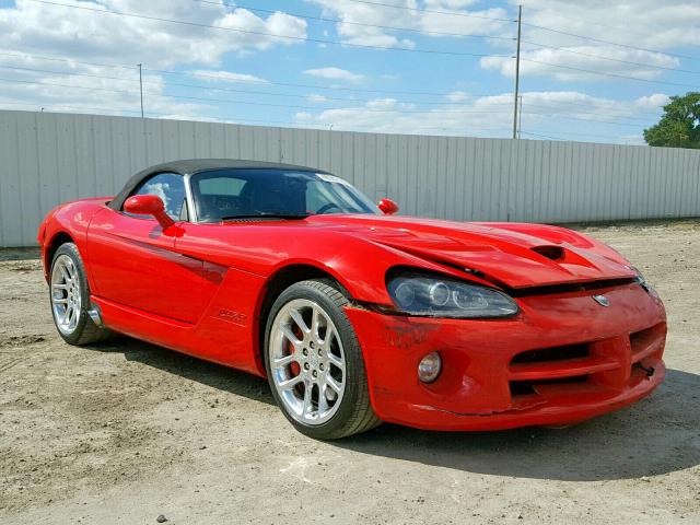 1B3JZ65Z36V100126 - 2006 DODGE VIPER SRT- RED photo 1