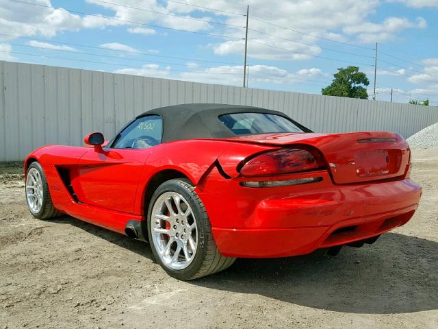 1B3JZ65Z36V100126 - 2006 DODGE VIPER SRT- RED photo 3