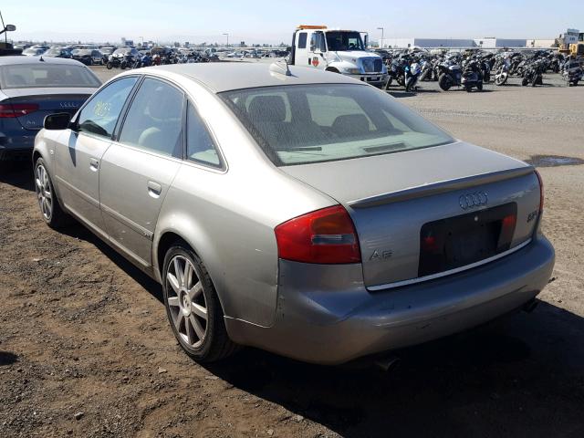 WAUCD64B34N056021 - 2004 AUDI A6 S-LINE TAN photo 3