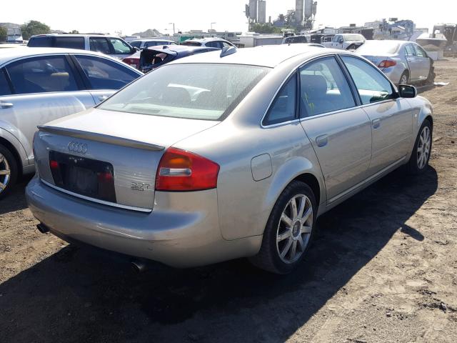 WAUCD64B34N056021 - 2004 AUDI A6 S-LINE TAN photo 4