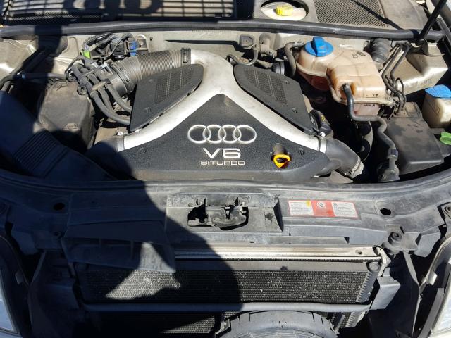 WAUCD64B34N056021 - 2004 AUDI A6 S-LINE TAN photo 7