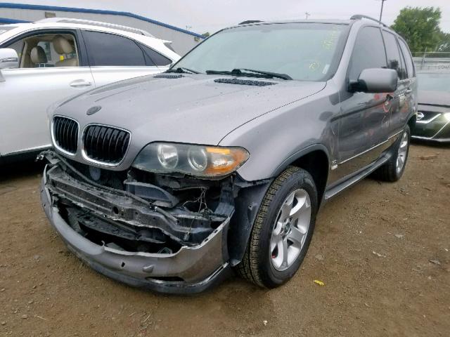 5UXFA13536LY32118 - 2006 BMW X5 3.0I GRAY photo 2