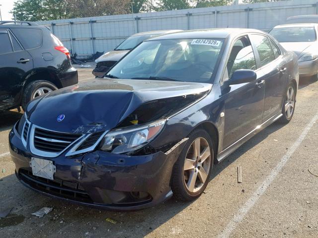 YS3FB49Y491001530 - 2009 SAAB 9-3 2.0T BLUE photo 2