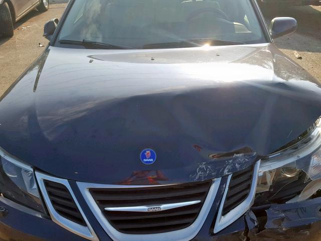 YS3FB49Y491001530 - 2009 SAAB 9-3 2.0T BLUE photo 7