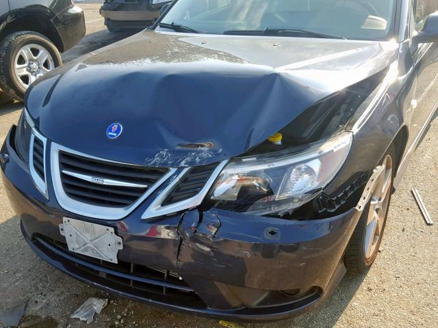 YS3FB49Y491001530 - 2009 SAAB 9-3 2.0T BLUE photo 9