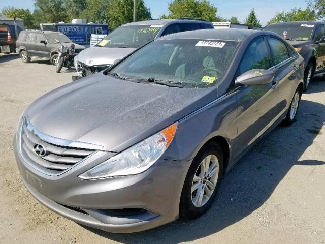 5NPEB4AC8BH207225 - 2011 HYUNDAI SONATA GLS GRAY photo 2