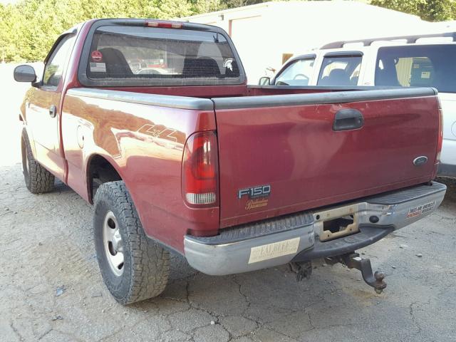 2FTRF18214CA45027 - 2004 FORD F-150 HERI RED photo 3