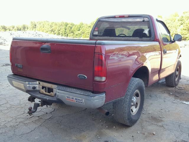 2FTRF18214CA45027 - 2004 FORD F-150 HERI RED photo 4