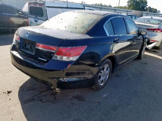 1HGCP2F68CA049463 - 2012 HONDA ACCORD SE BLACK photo 4