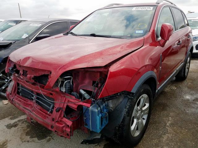 3GNAL2EK6ES551560 - 2014 CHEVROLET CAPTIVA LS 勃艮第红 照片 2