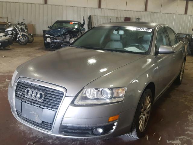 WAUDG74F56N039423 - 2006 AUDI A6 3.2 QUA GRAY photo 2