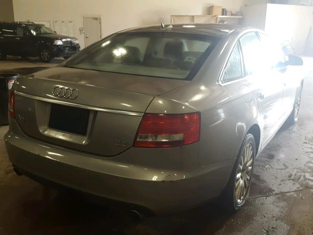 WAUDG74F56N039423 - 2006 AUDI A6 3.2 QUA GRAY photo 4