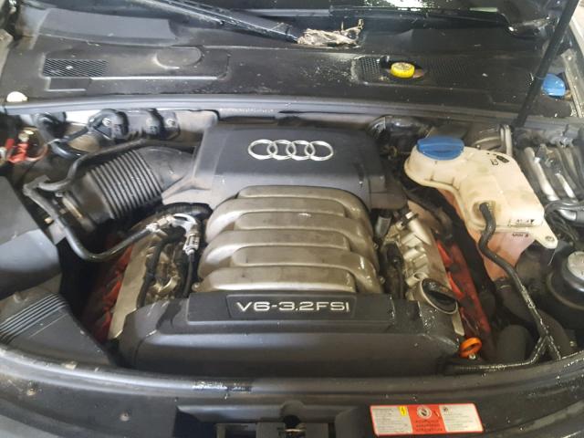 WAUDG74F56N039423 - 2006 AUDI A6 3.2 QUA GRAY photo 7