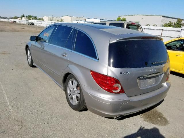 4JGCB75E56A007450 - 2006 MERCEDES-BENZ R 500 GRAY photo 3