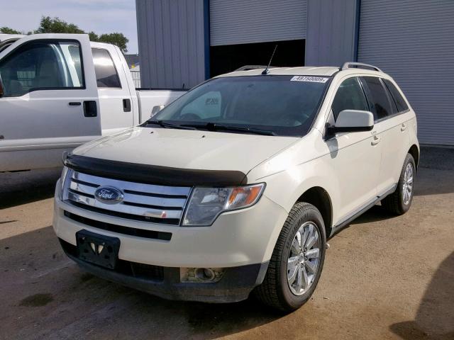 2FMDK49C88BA55902 - 2008 FORD EDGE LIMIT WHITE photo 2