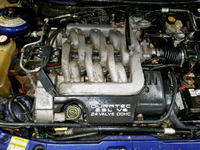 1ZWFT61L6X5755740 - 1999 MERCURY COUGAR V6 BLUE photo 7