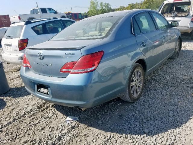 4T1BK36B16U102658 - 2006 TOYOTA AVALON XL BLUE photo 4