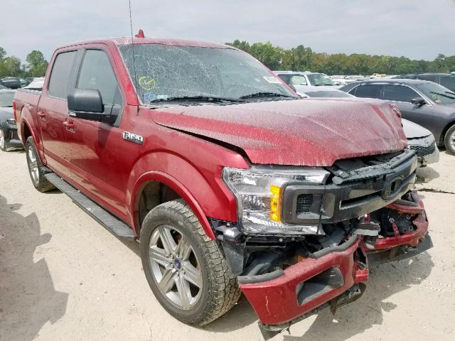 1FTEW1E57JKC99796 - 2018 FORD F150 SUPER RED photo 1