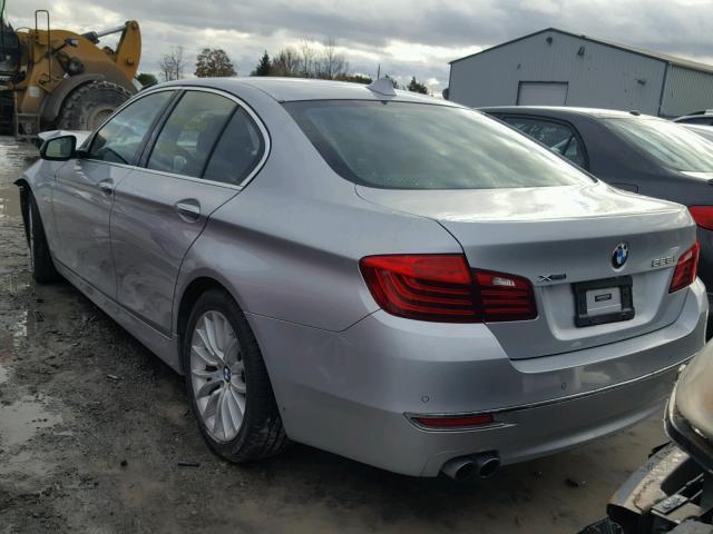 WBA5A7C55ED614526 - 2014 BMW 528 XI SILVER photo 3