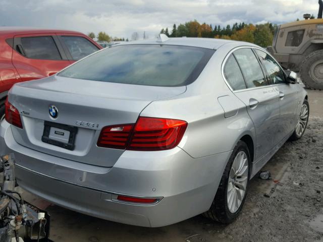 WBA5A7C55ED614526 - 2014 BMW 528 XI SILVER photo 4