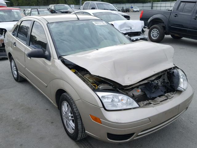 1FAFP34N77W272720 - 2007 FORD FOCUS ZX4 GOLD photo 1