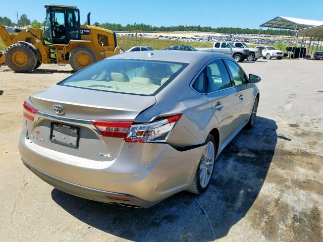 4T1BK1EB8DU030991 - 2013 TOYOTA AVALON BAS TAN photo 4