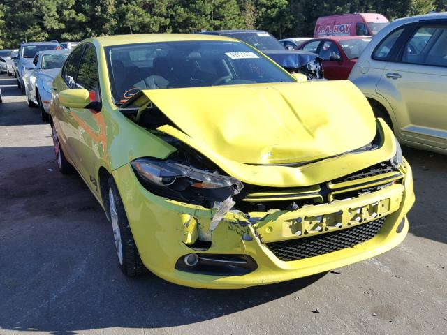 1C3CDFBH5DD157274 - 2013 DODGE DART SXT GREEN photo 1