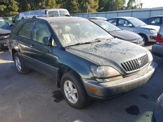 JT6HF10U1Y0096203 - 2000 LEXUS RX 300 GREEN photo 1