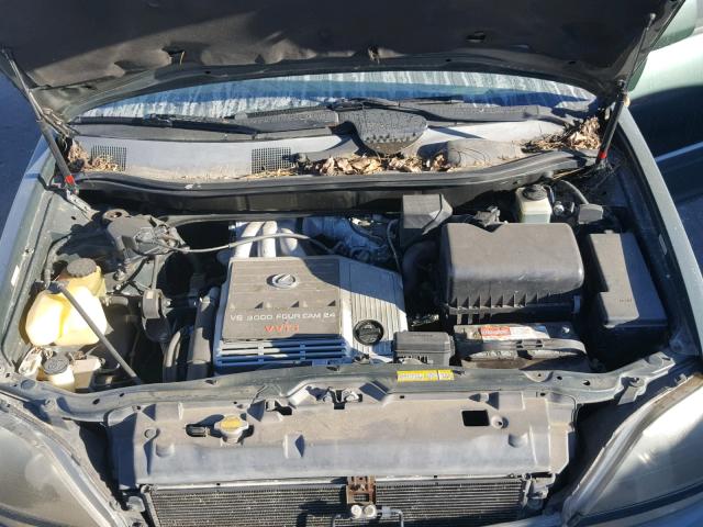 JT6HF10U1Y0096203 - 2000 LEXUS RX 300 GREEN photo 7