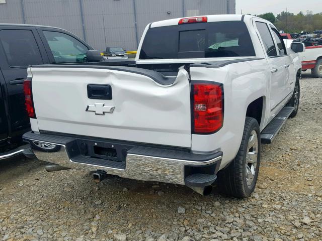 3GCUKSECXEG461591 - 2014 CHEVROLET SILVERADO WHITE photo 4