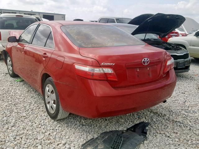 4T1BE46K49U283031 - 2009 TOYOTA CAMRY BASE RED photo 3