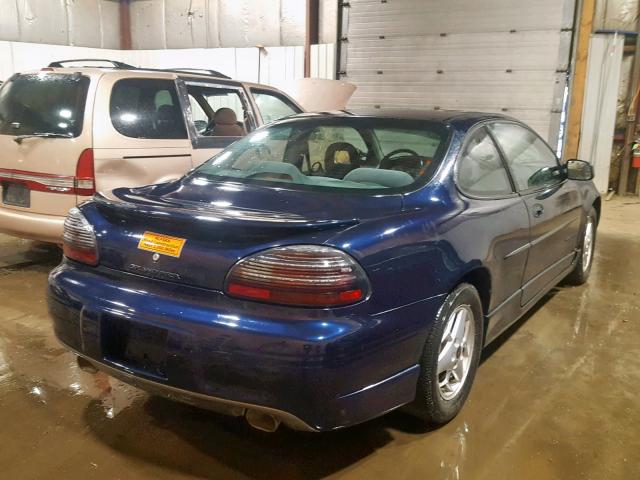 1G2WP12K52F254124 - 2002 PONTIAC GRAND PRIX BLUE photo 4