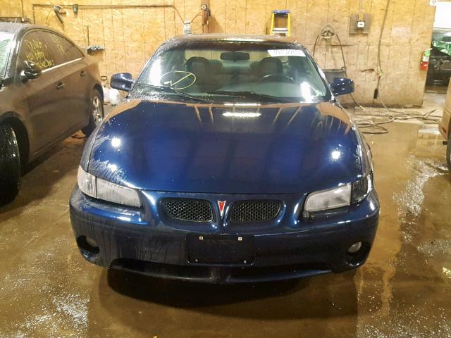 1G2WP12K52F254124 - 2002 PONTIAC GRAND PRIX BLUE photo 9