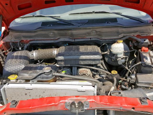 1D7HA18N43S347674 - 2003 DODGE RAM 1500 S RED photo 7