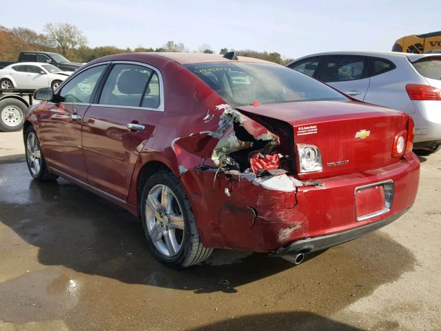 1G1ZC5E07CF263276 - 2012 CHEVROLET MALIBU 1LT 红色 照片 3