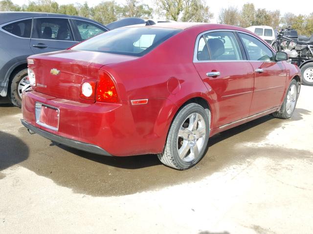 1G1ZC5E07CF263276 - 2012 CHEVROLET MALIBU 1LT 红色 照片 4