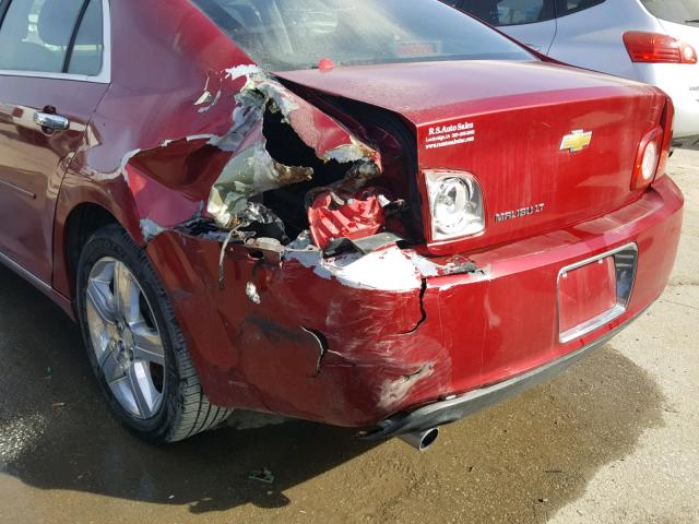 1G1ZC5E07CF263276 - 2012 CHEVROLET MALIBU 1LT 红色 照片 9