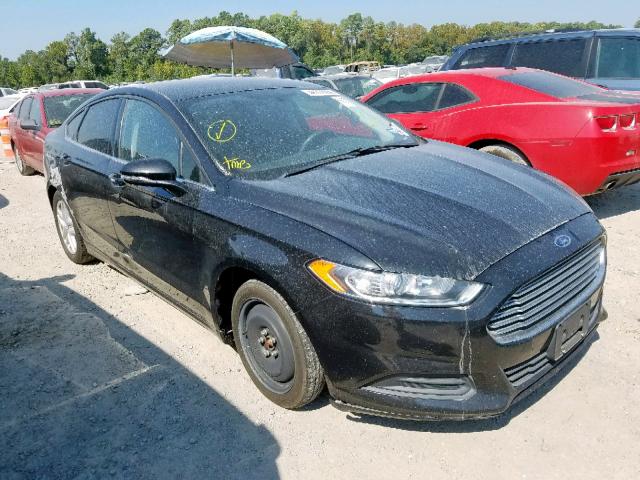 3FA6P0HD8FR228906 - 2015 FORD FUSION SE BLACK photo 1