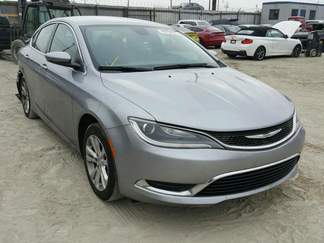 1C3CCCAB7FN503790 - 2015 CHRYSLER 200 LIMITE SILVER photo 1