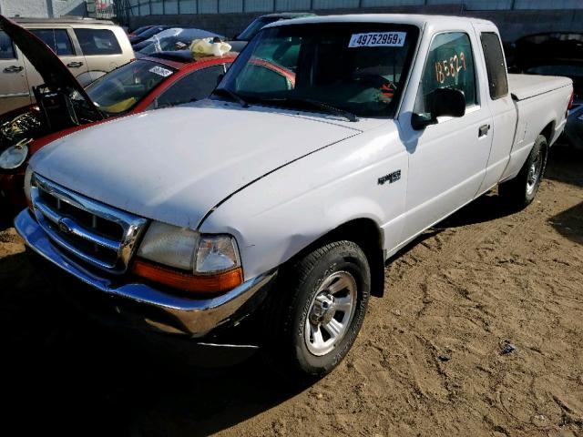 1FTYR14C6YTB10273 - 2000 FORD RANGER SUP WHITE photo 2