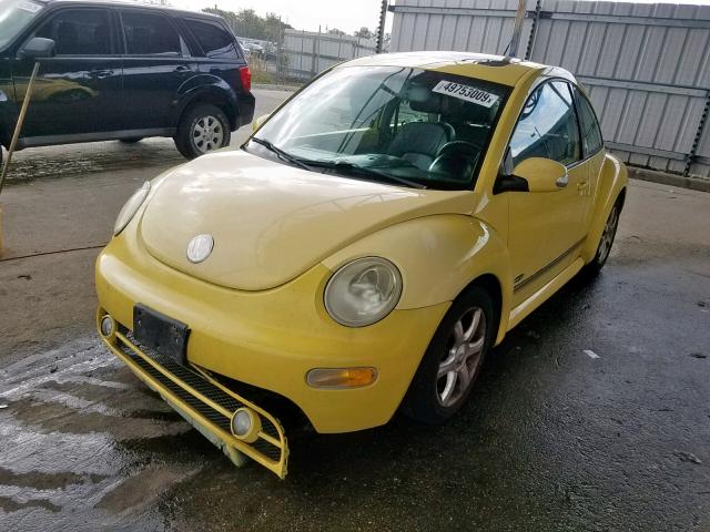 3VWCD21C04M403031 - 2004 VOLKSWAGEN NEW BEETLE ყვითელი ფოტო 2