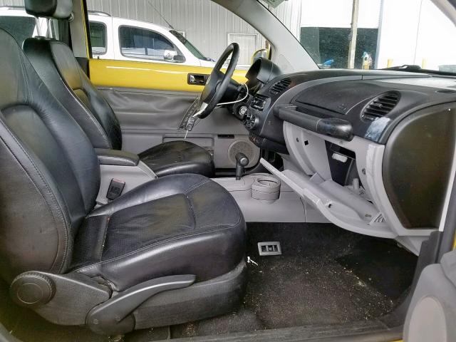3VWCD21C04M403031 - 2004 VOLKSWAGEN NEW BEETLE ყვითელი ფოტო 5