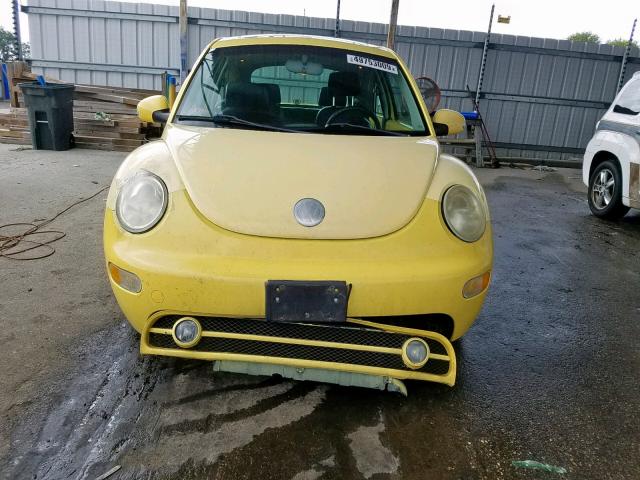 3VWCD21C04M403031 - 2004 VOLKSWAGEN NEW BEETLE ყვითელი ფოტო 9