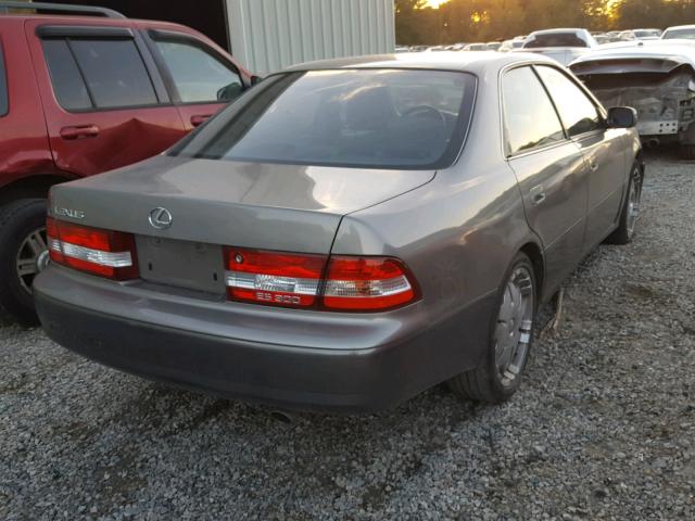 JT8BF28G310341591 - 2001 LEXUS ES 300 GRAY photo 4