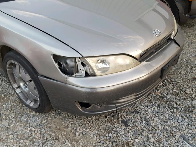 JT8BF28G310341591 - 2001 LEXUS ES 300 GRAY photo 9