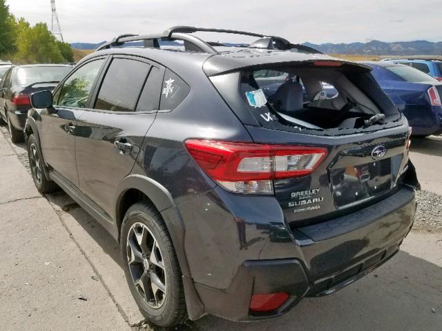 JF2GTADC1JH227041 - 2018 SUBARU CROSSTREK CHARCOAL photo 3