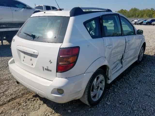 5Y2SL65846Z448053 - 2006 PONTIAC VIBE WHITE photo 4