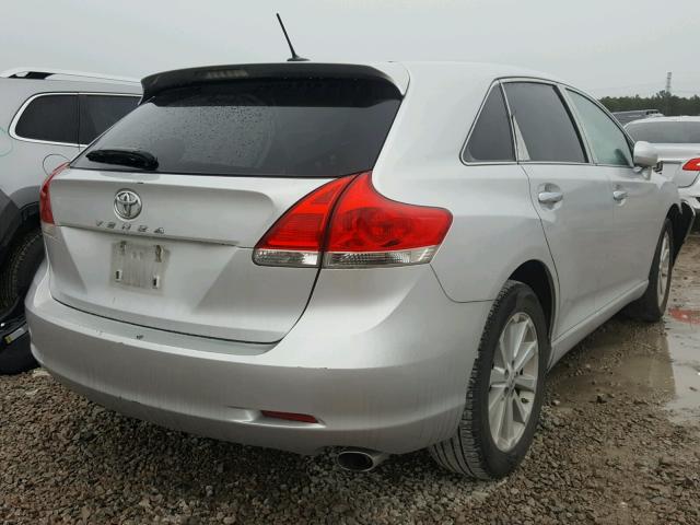 4T3ZA3BB5BU043963 - 2011 TOYOTA VENZA BASE SILVER photo 4