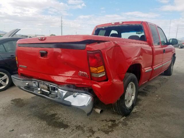 1GTEC19T1XZ530659 - 1999 GMC NEW SIERRA RED photo 4