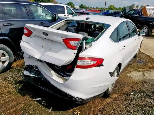 3FA6P0G79GR389178 - 2016 FORD FUSION S WHITE photo 4